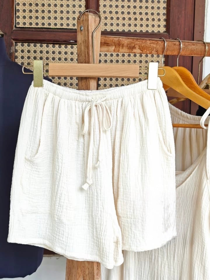 Gauze Short Pants