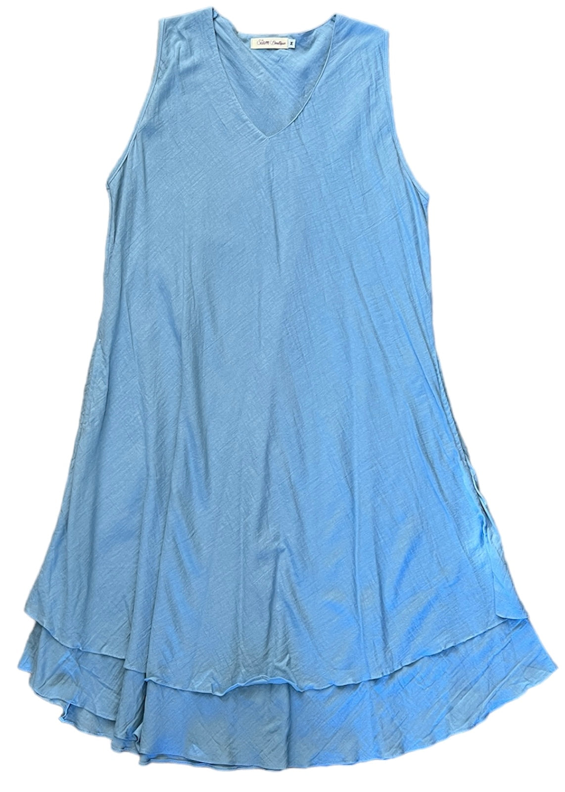 Sleeveless Dress with 2 Pockets and Lining