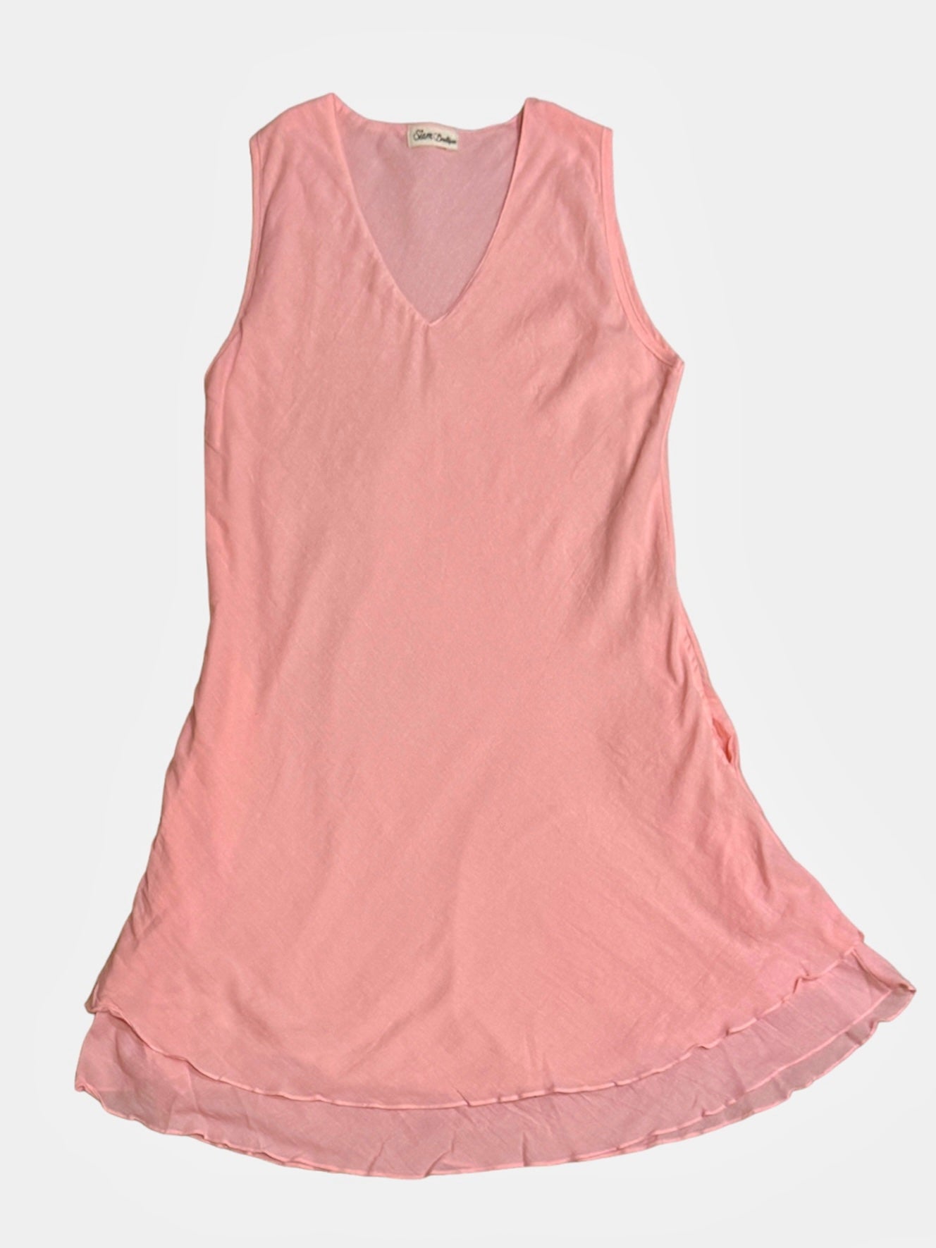 Sleeveless Dress with 2 Pockets and Lining