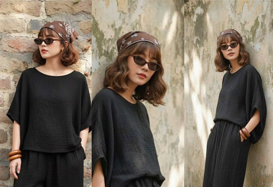 Gauze Oshin Boxy Top
