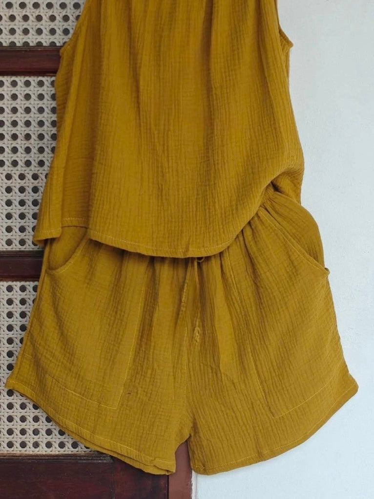 Gauze Pocket Shorts