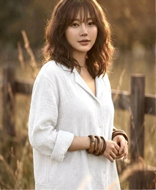 Gauze Long Sleeve Shirt