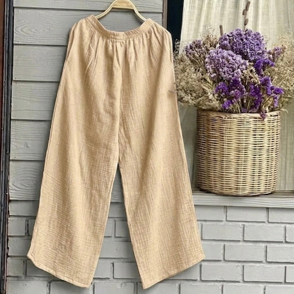Gauze Relaxed Pants