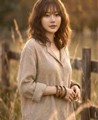 Gauze Long Sleeve Shirt