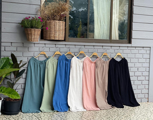 Gauze Muji Pocket Pants