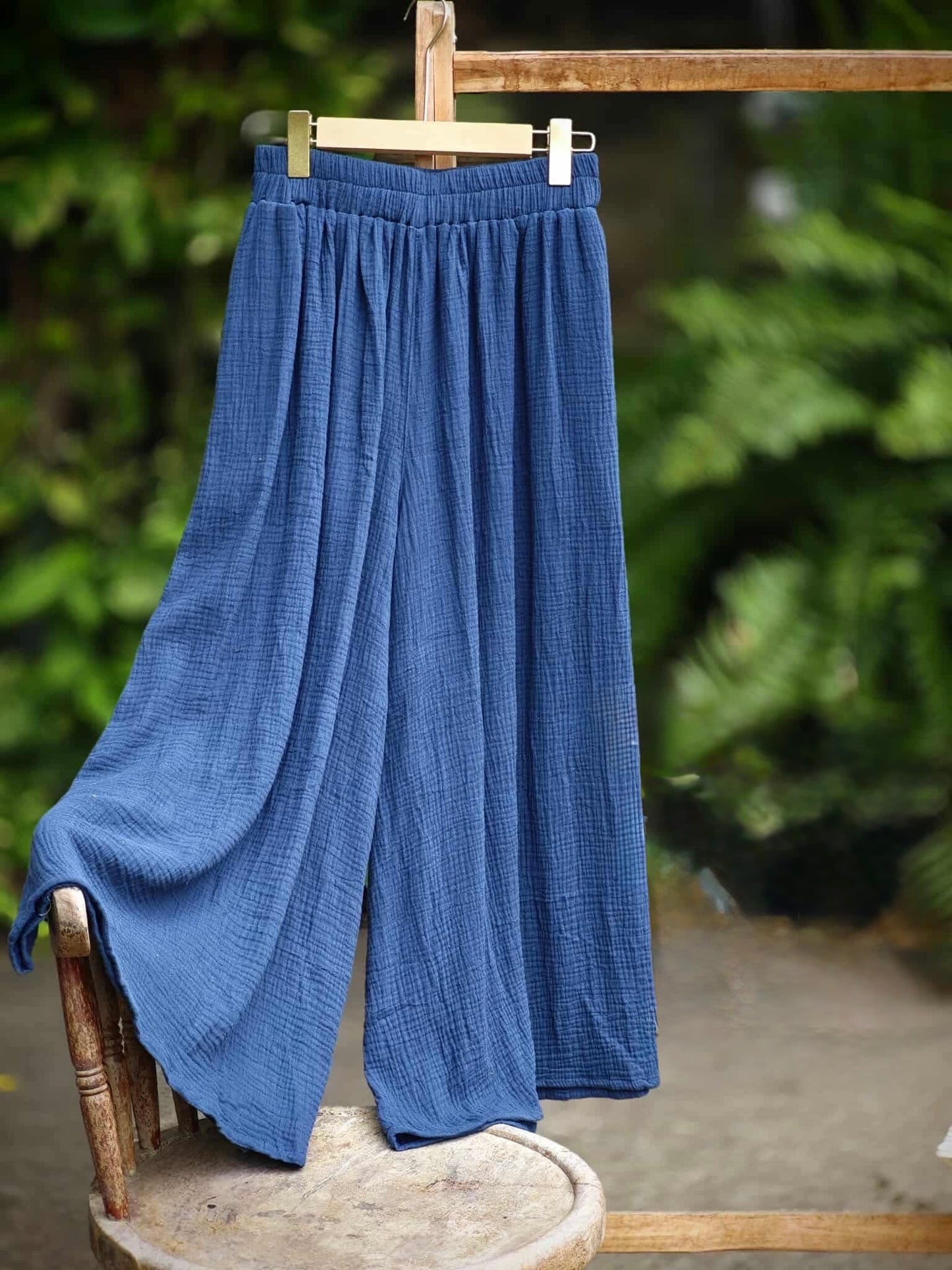 Gauze Wide Leg Pants