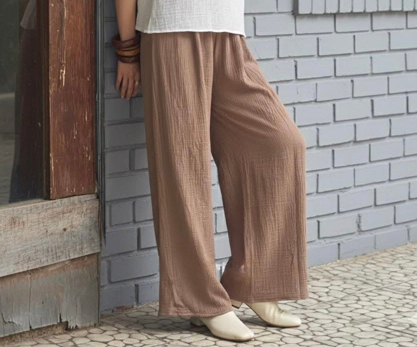 Gauze Relaxed Pants