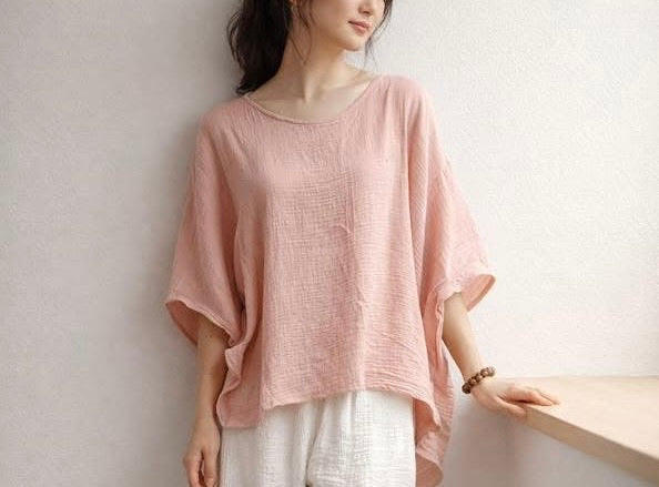 Gauze Oshin Boxy Top