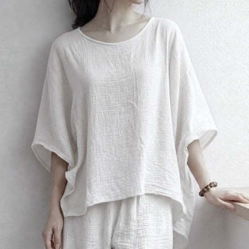 Gauze Oshin Boxy Top