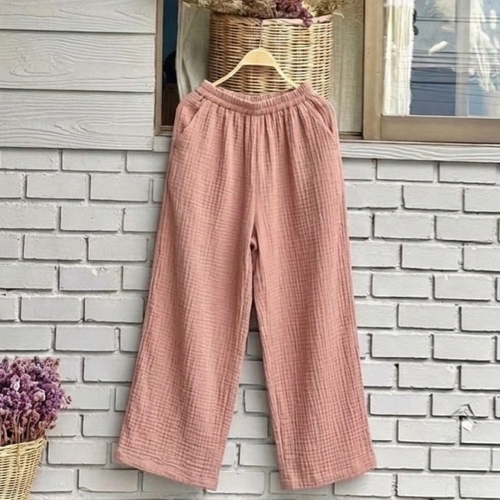 Gauze Relaxed Pants