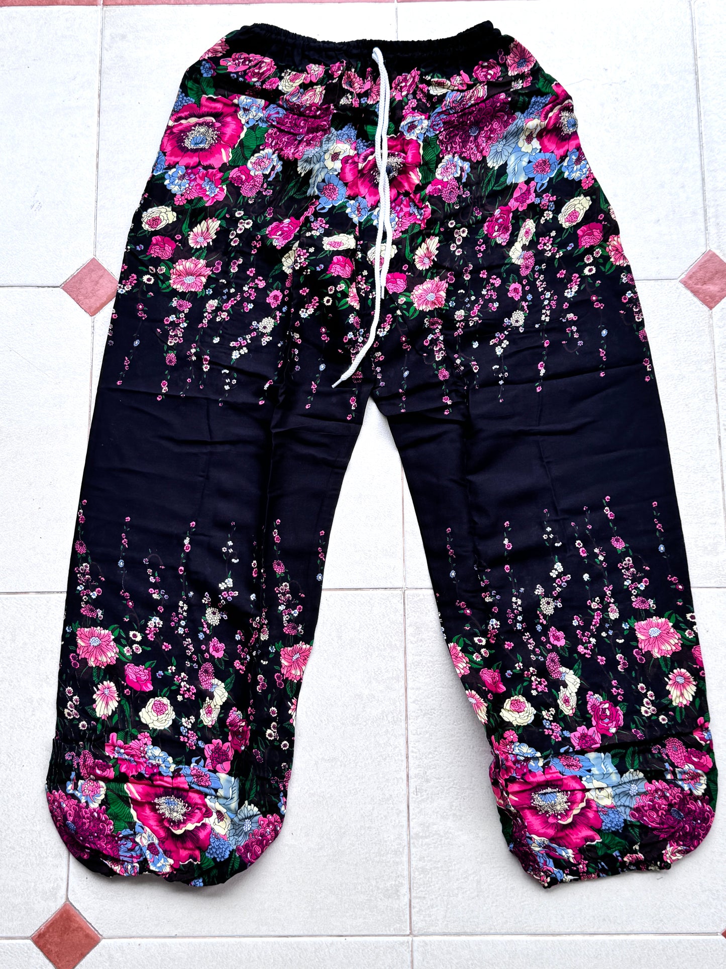 Harem Pants 2 Pockets - Vine Black