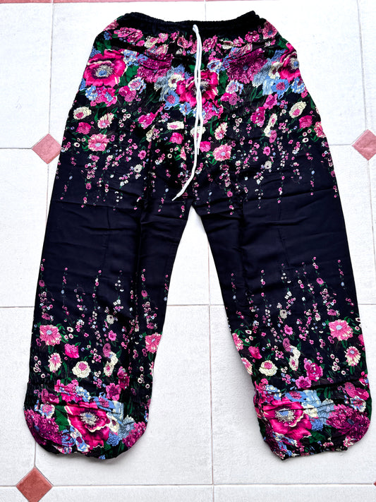 Harem Pants 2 Pockets - Vine Black