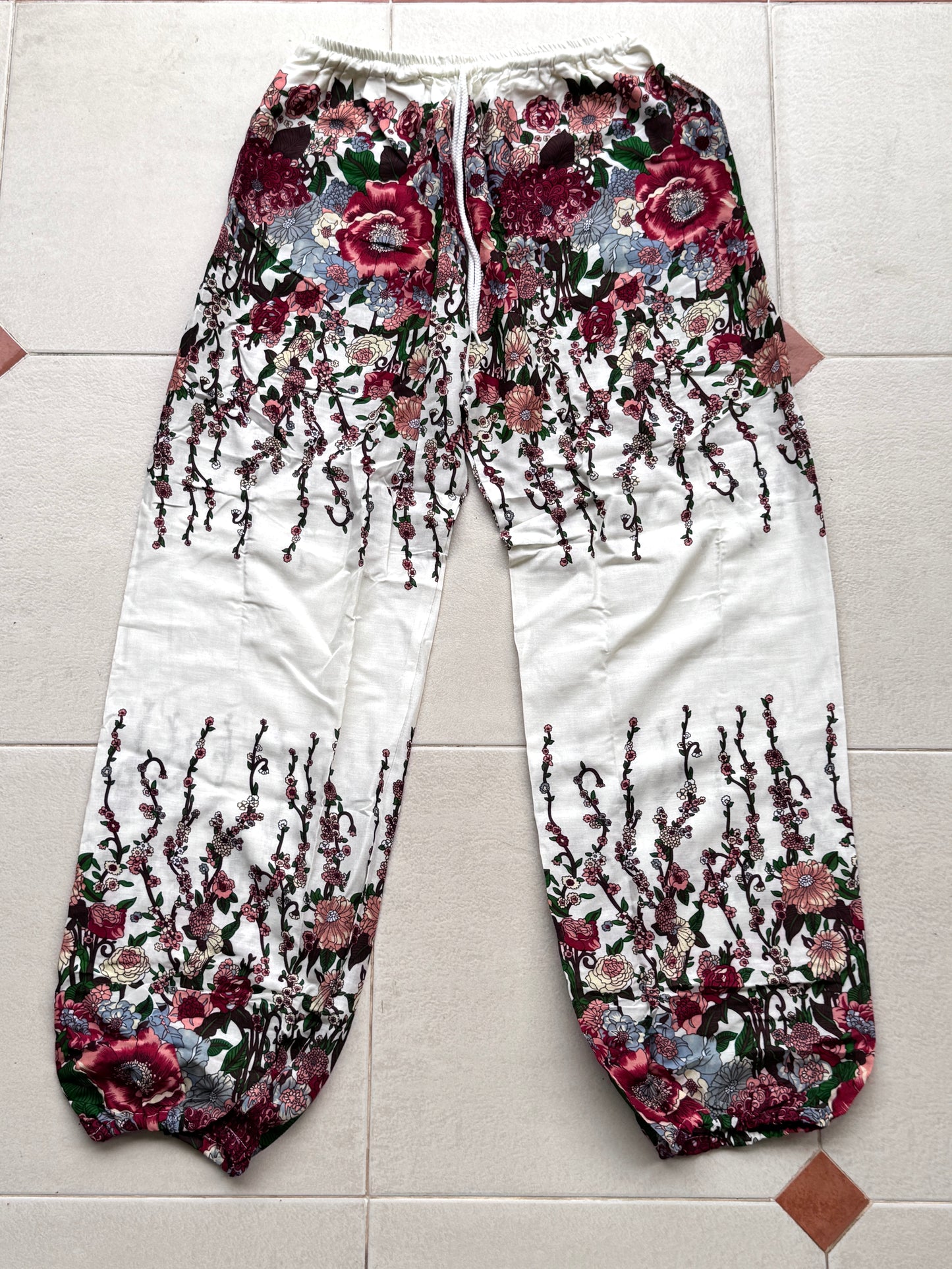 Harem Pants 2 Pockets - Vine Cream