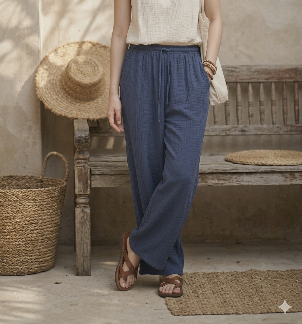 Casual Gauze Pants