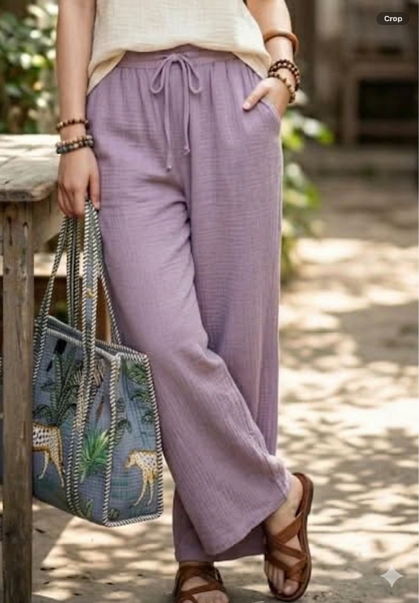 Casual Gauze Pants