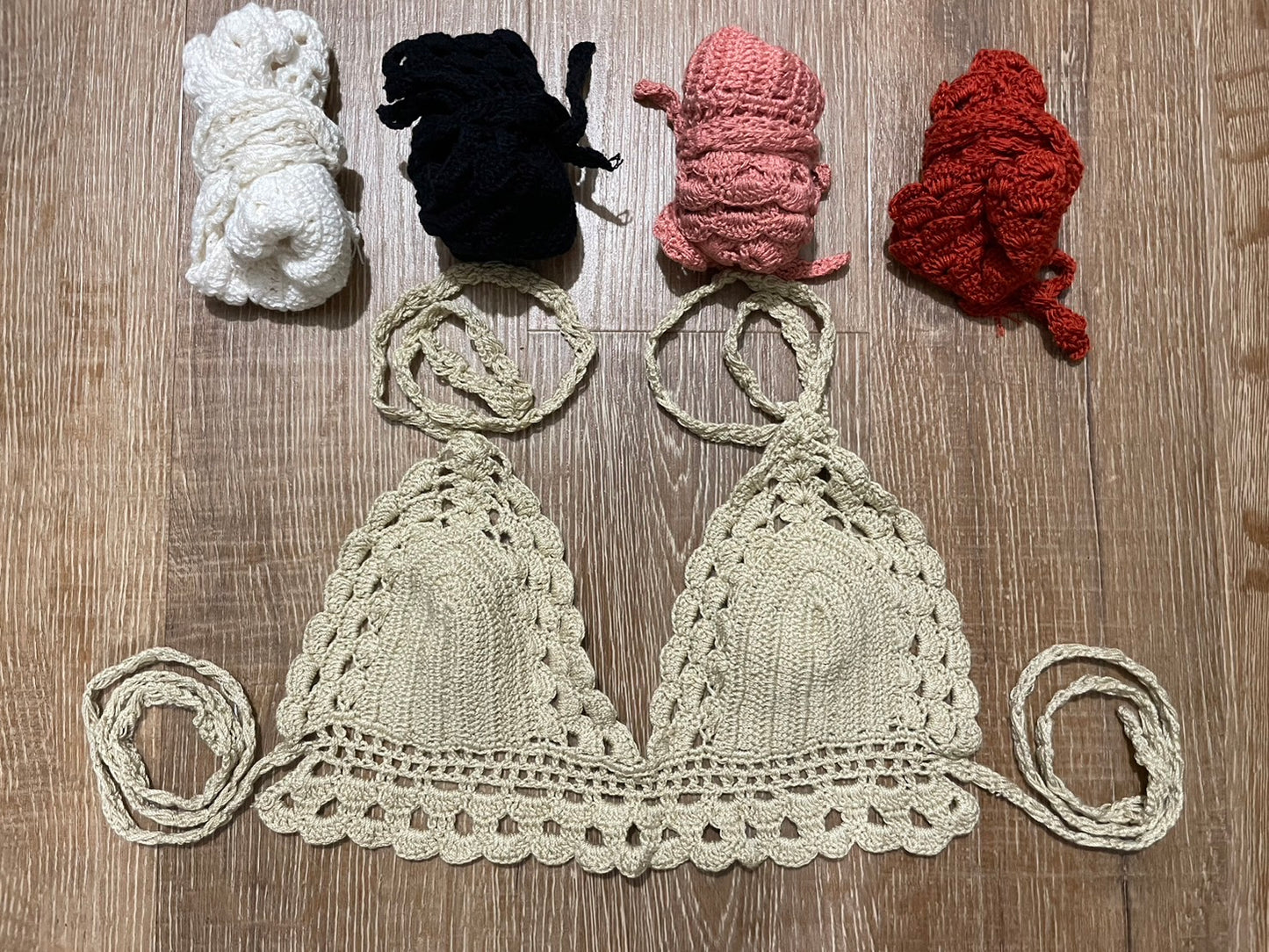 Crochet Bikini Top - Size XS