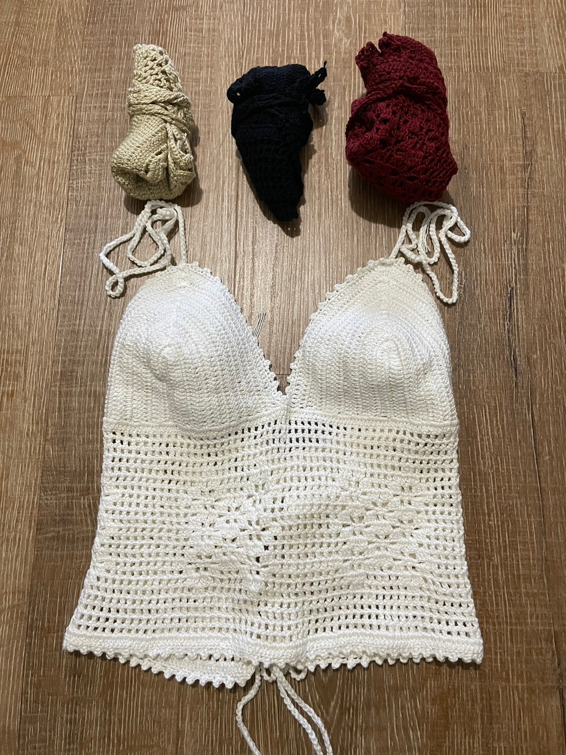 Crochet Bikini Top - Full Body - Size S/M