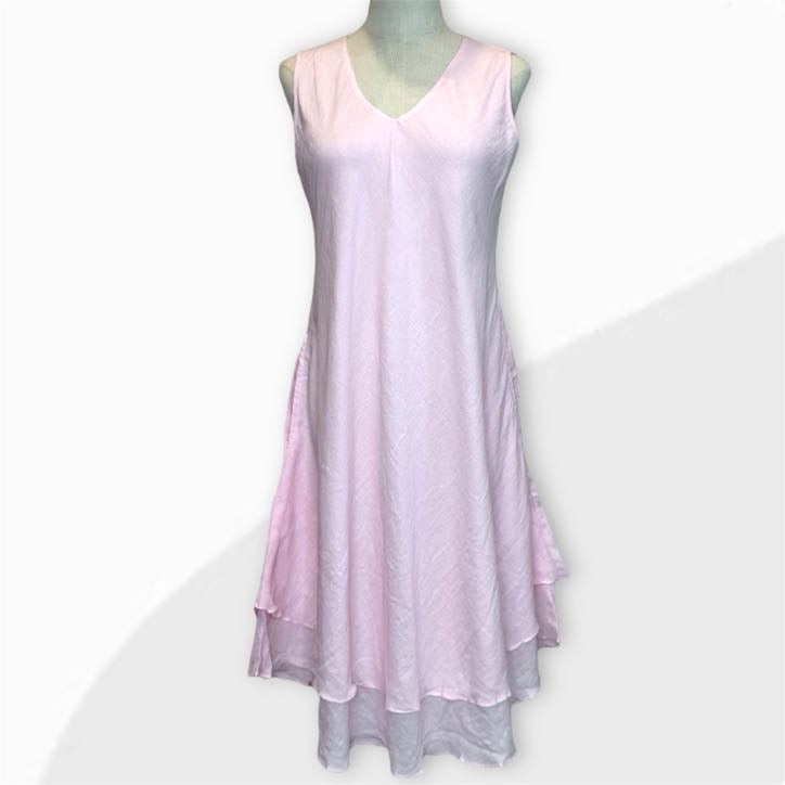 Sleeveless Dress with 2 Pockets and Lining