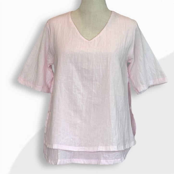 Short Sleeve Tank Top - Two Layers