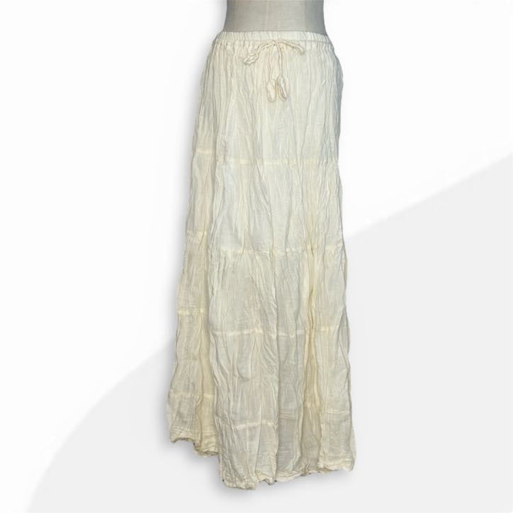 Cotton Tiered Skirt
